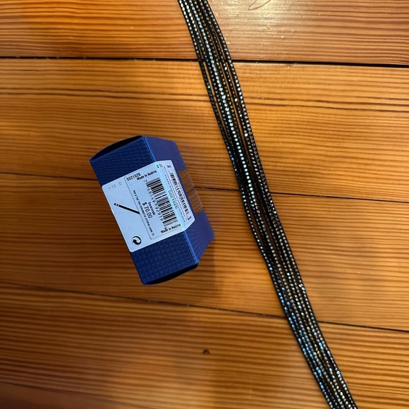 Swarovski Black Brown and Gold Crystal Bracelet - Picture 2 of 5